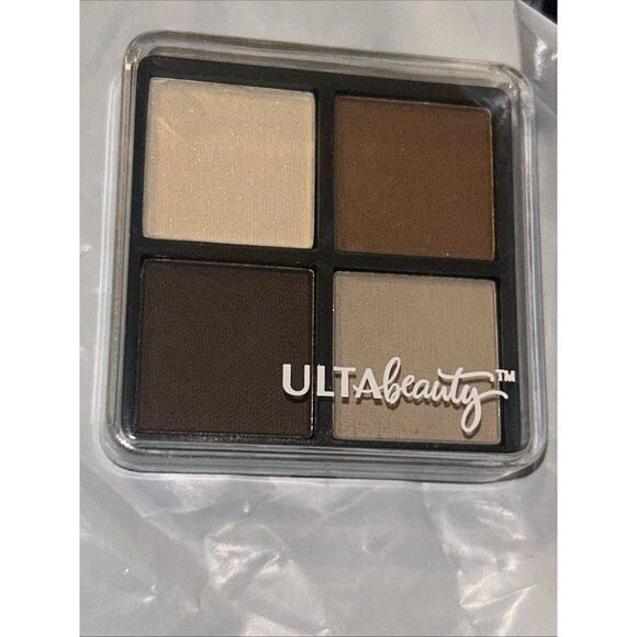Ulta Beauty Eye Shadow quad Matte Cream, Tan, Brown , Beige New 0.1 Oz - Picture 3 of 6